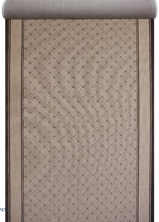 Traversa bucatarie bej maro antiderapanta, covor lung pentru zona de gatit