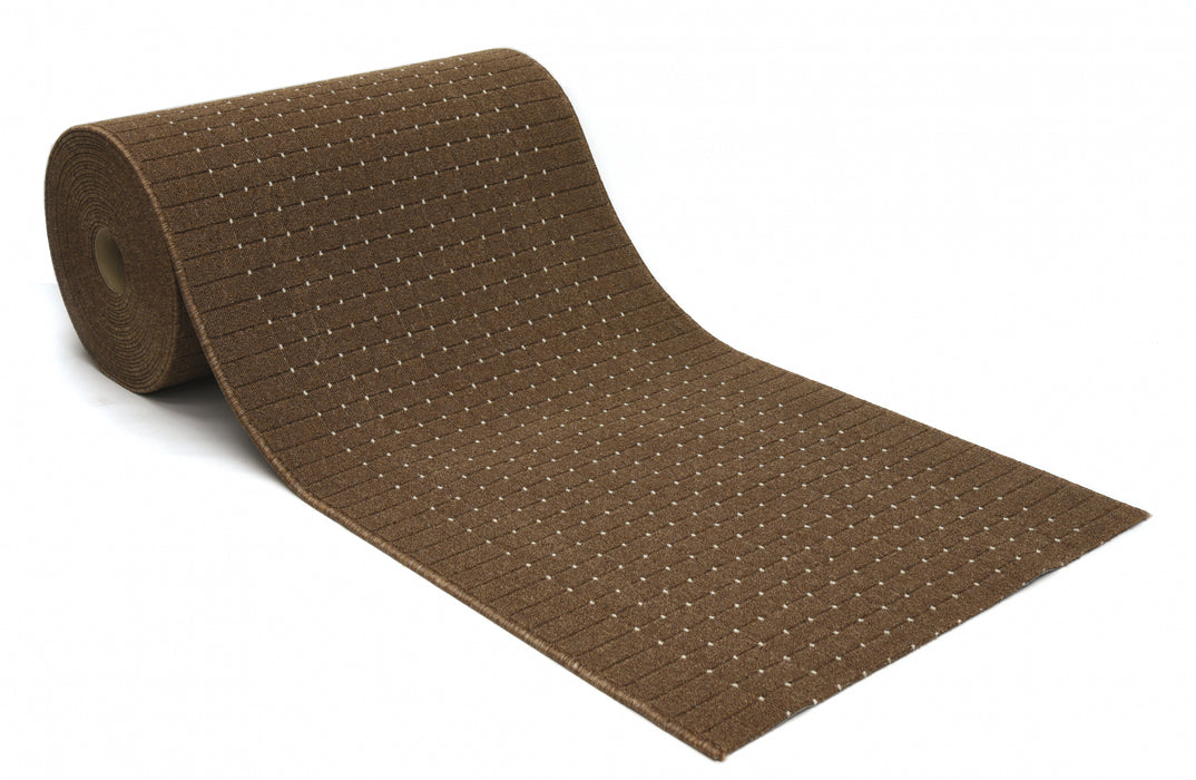 Traversa bucatarie antiderapanta maro, covor bucatarie lung potrivit pentru bucatarie, baie si hol