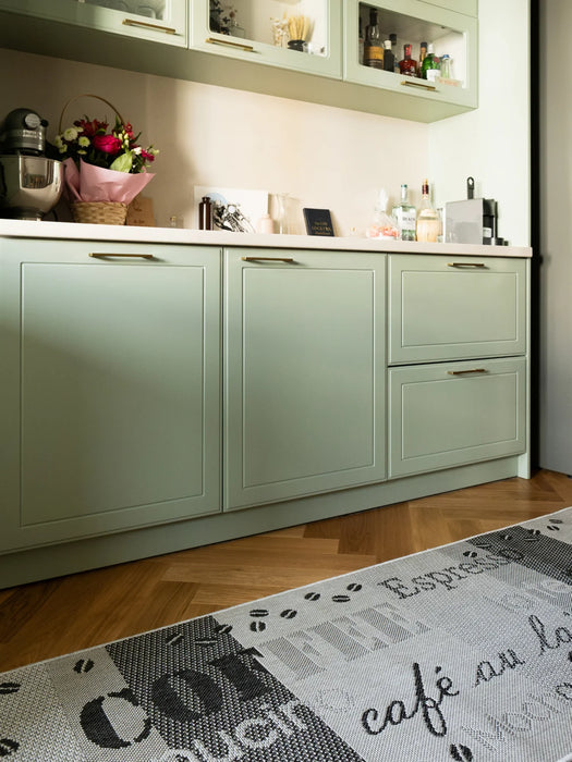 Traversa bucatarie gri antiderapanta