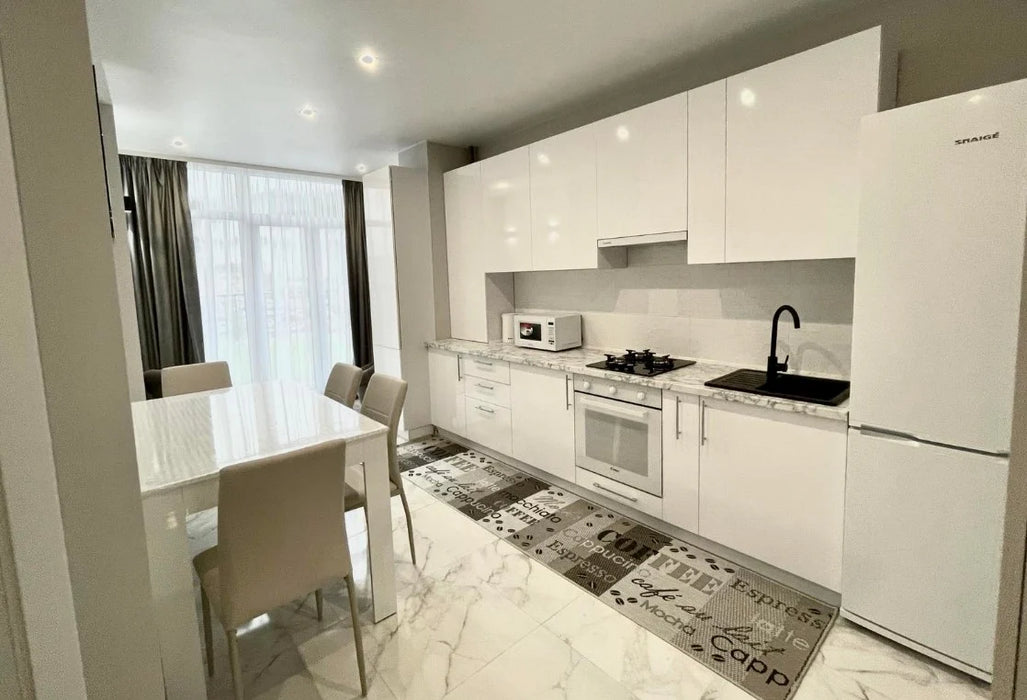 Traversa bucatarie gri lavabila cu baza antiderapanta