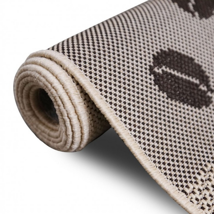 Traversa bucatarie moderna gri bej pentru protectia podelei