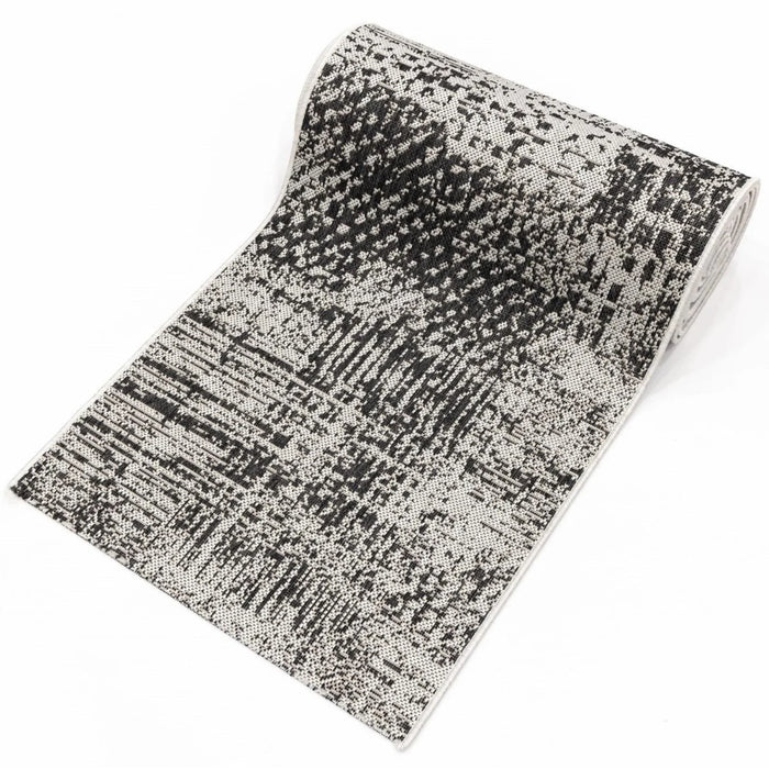 Traversa covor bucatarie antiderapanta gri, rezistenta la trafic si umezeala