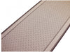 Detaliu traversa covor bucatarie antiderapanta bej maro, textura durabila si usor de curatat