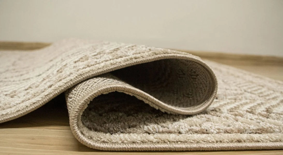 Traversa covor crem maro moderna pentru hol lung si zone circulate