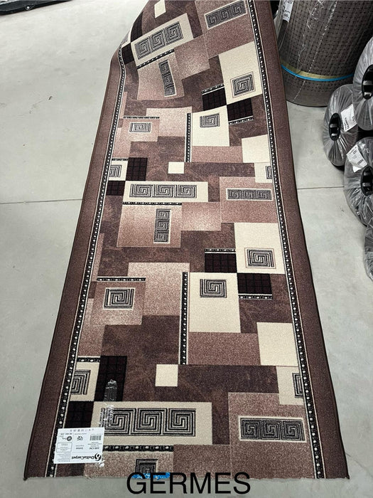 traversa covor model geometric pentru hol covor traversa rezistent pentru trafic intens