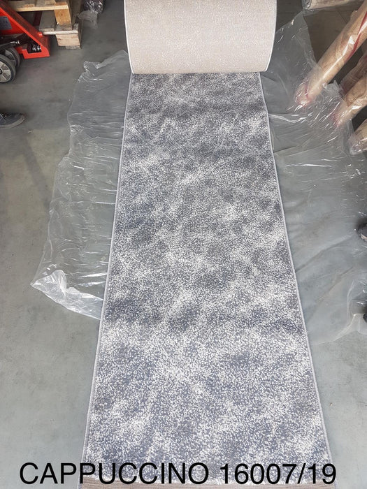 Traversa covor gri moderna pentru hol lung sau living, model elegant si usor de intretinut