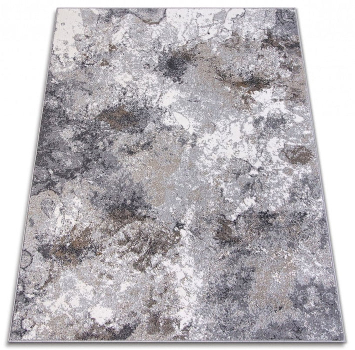 Traversa lunga pentru hol gri maro design modern ideala pentru spatii inguste si culoare