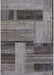 Detaliu model abstract geometric traversa covor gri maro design modern texturat