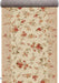 Traversa covor moderna florala crem pentru hol living sau dormitor