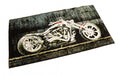 traversa covor cu model motocicleta ideala pentru hol sau living design modern si rezistent