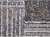 Textura material tesut traversa covor gri maro rezistent usor de intretinut pentru trafic zilnic