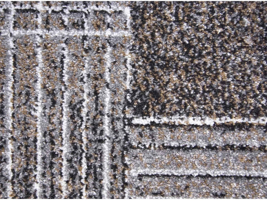 Textura material tesut traversa covor gri maro rezistent usor de intretinut pentru trafic zilnic