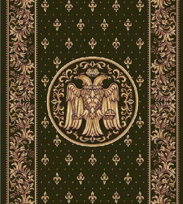 Traversa covor verde bisericesc pentru culoar lung