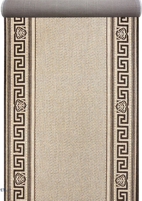 Traversa hol lunga tip iuta, covor bucatarie modern rezistent si usor de intretinut