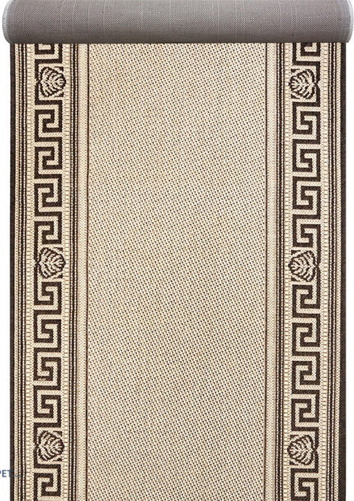 Traversa hol lunga tip iuta, covor bucatarie modern rezistent si usor de intretinut