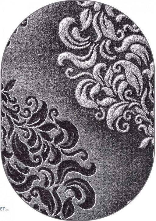 Covor Modern Mira 24031 Oval, Material: Polipropilenă, Înălțime fir: 6 mm. Design modern și rezistent la trafic intens.