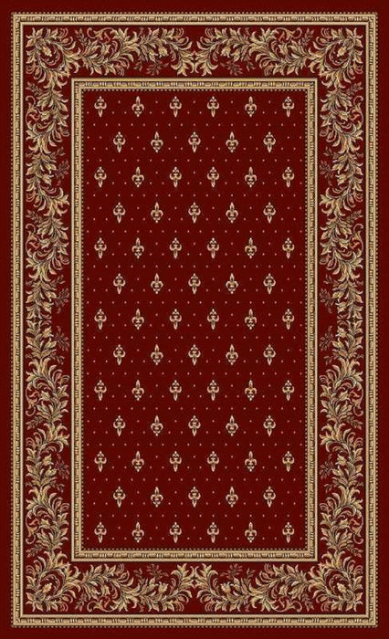 Covor bisericesc, culoare grena, cu crini