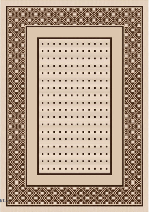 Covor bucatarie crem maro model modern lavabil ideal pentru bucatarie