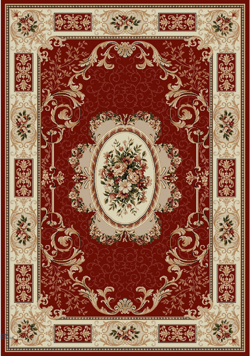 covor clasic grena model Lotos 542, vedere completa