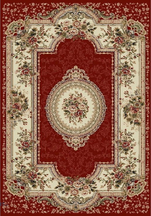 Covor clasic Lotos 571, model floral, polipropilenă, fir 9 mm, ideal pentru living și dormitor.