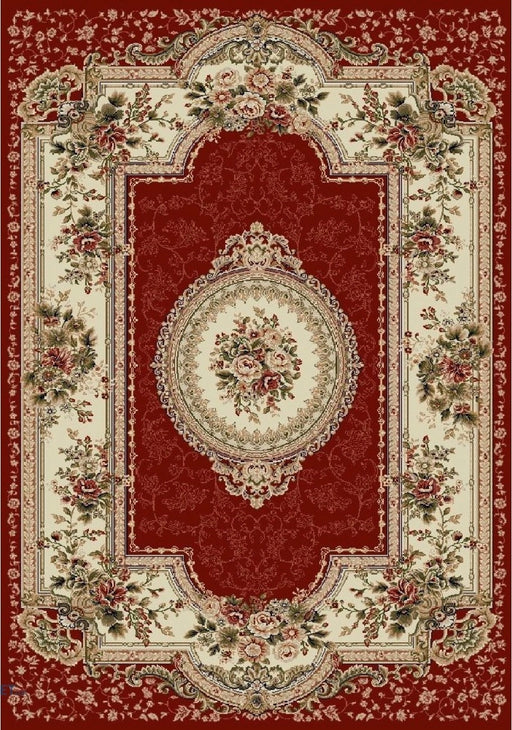 Covor clasic Lotos 571, model floral, polipropilenă, fir 9 mm, ideal pentru living și dormitor.