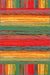 Covor modern multicolor cu dungi decorative, ideal pentru living, dormitor sau camera moderna