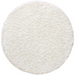 Covor rotund alb pufos modern pentru living sau dormitor, covor decorativ moale
