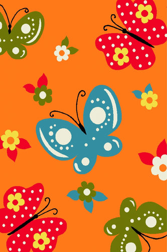 Covor Pentru Copii Kolibri Fluturi 11206